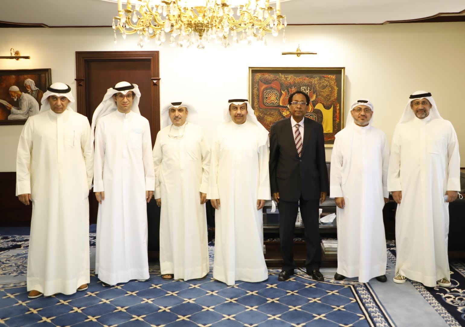 زيارة سعادة السفير إلى الصندوق الكويتي للتنمية الإقتصادية العربية